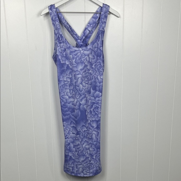 Zeroxposure Womens Active Dress XL Lavender Racerback Built in Bra Strappy Back - Picture 1 of 11